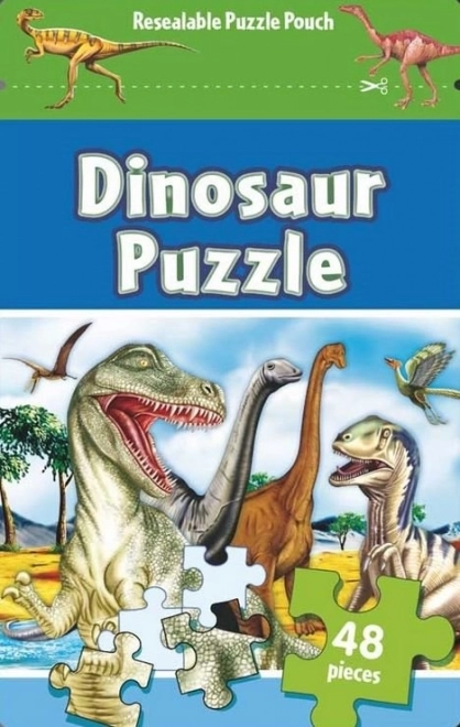 Puzzle Dinosauri cu 48 de piese