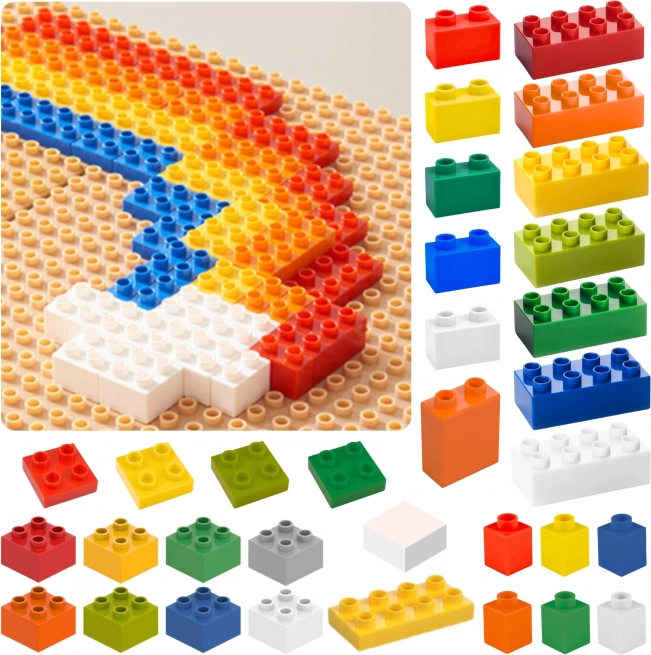 Set de construcție MASTERKIDZ STEM cu 563 piese și 4 atașamente pentru panou