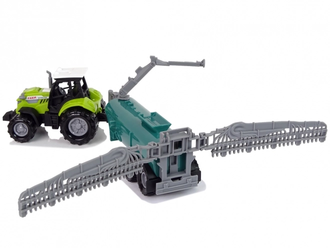 Tractor verde pulverizator cu sunet