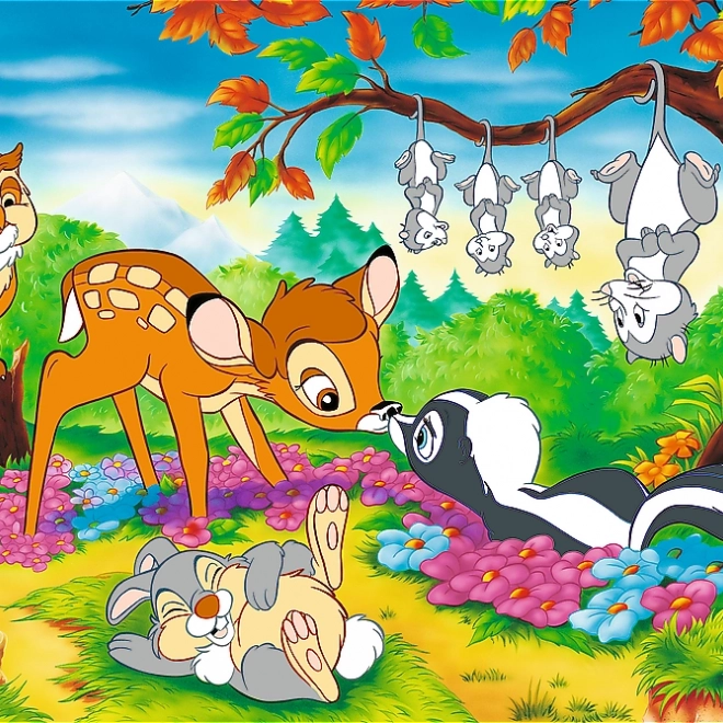 Puzzle Bambi și prietenii din pădure 160 de piese