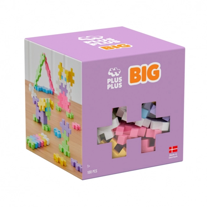 Set de construcție PLUS-PLUS BIG culori pastelate