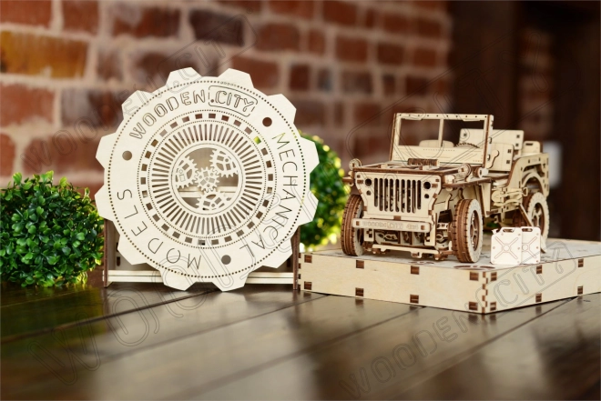Puzzle 3D mașină de teren WOODEN CITY