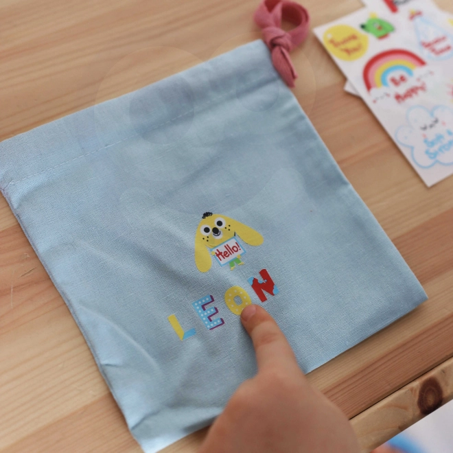 Set creativ poșetă magică cu stickere Woopie Art&Fun