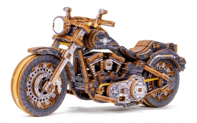 Puzzle 3d lemn motocicletă cruiser ediție limitată