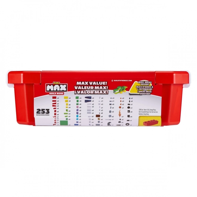 Set de cuburi de construcție 253 de piese Zuru Max Build