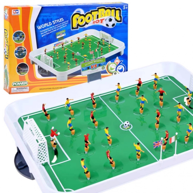 Joc de fotbal de masă pe arcuri