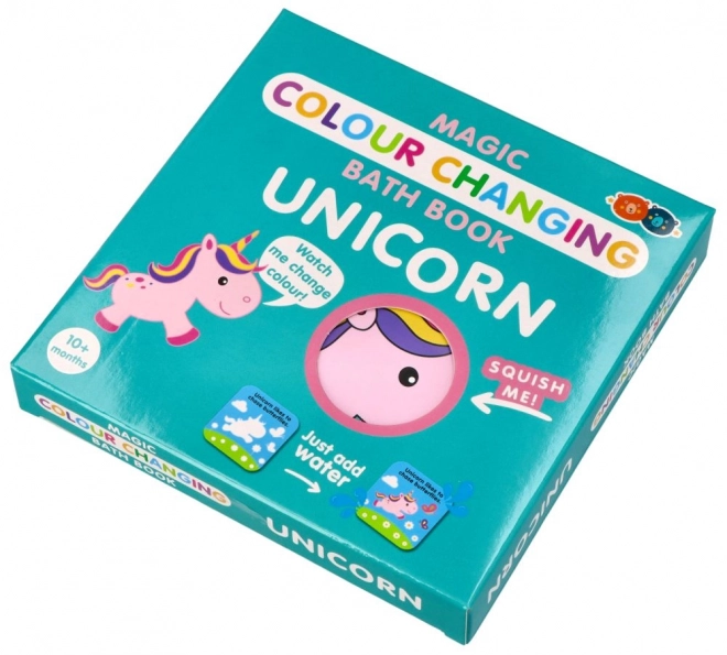 set carte colorantă cu jucărie - unicorn