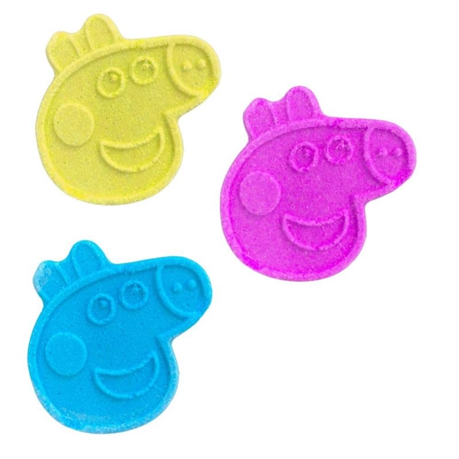 Trei culori vesele și forma PEPPA PIG