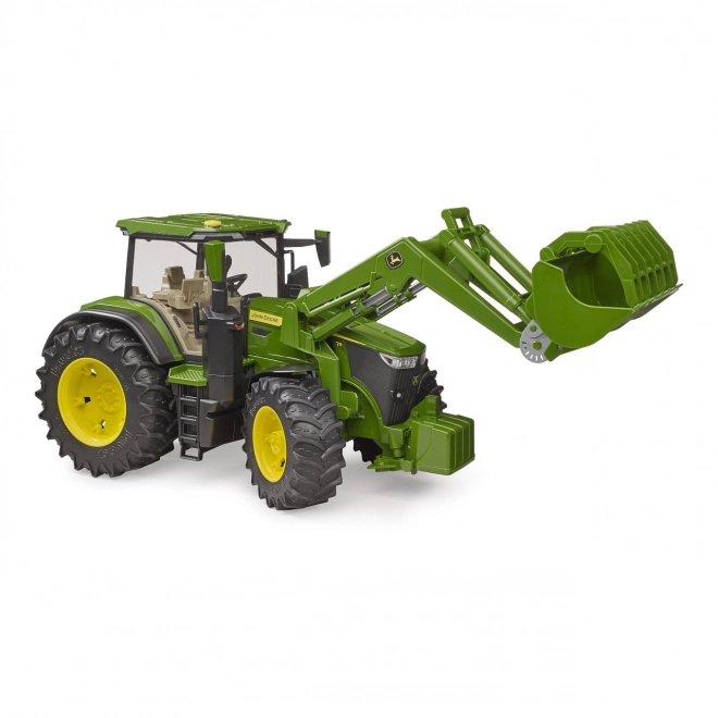 Tractor Bruder John Deere 7R 350 cu încărcător frontal