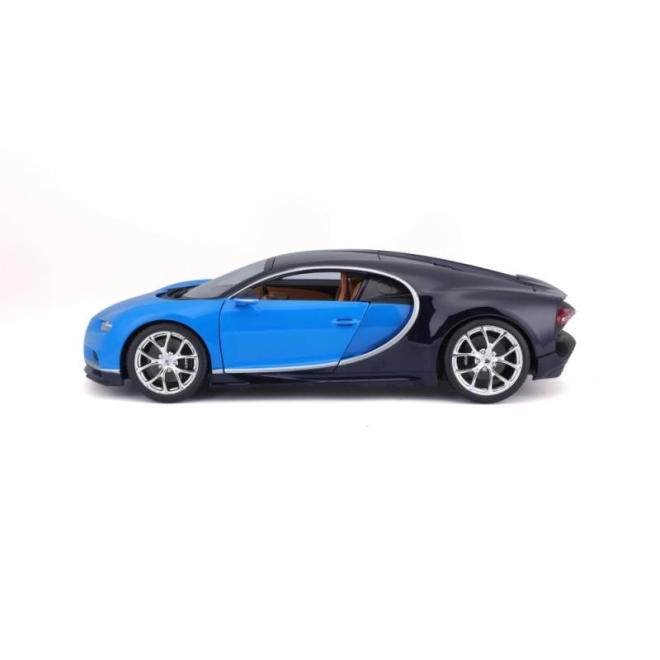 Mașinuță metalică Bugatti Chiron albastru Bburago 1:18