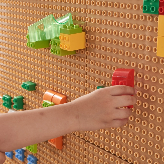 Set Masterkidz de blocuri STEM 135 piese cu accesorii pentru panou 4 buc