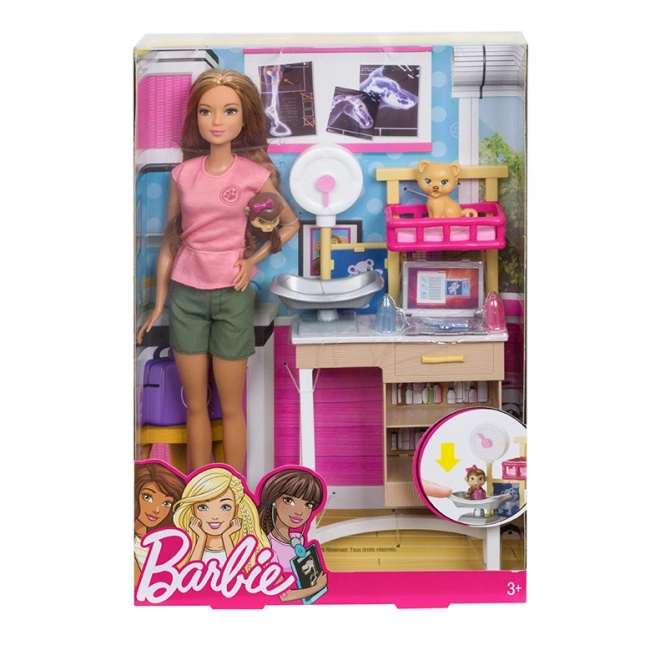 Set de joacă profesii Barbie cu păpușă