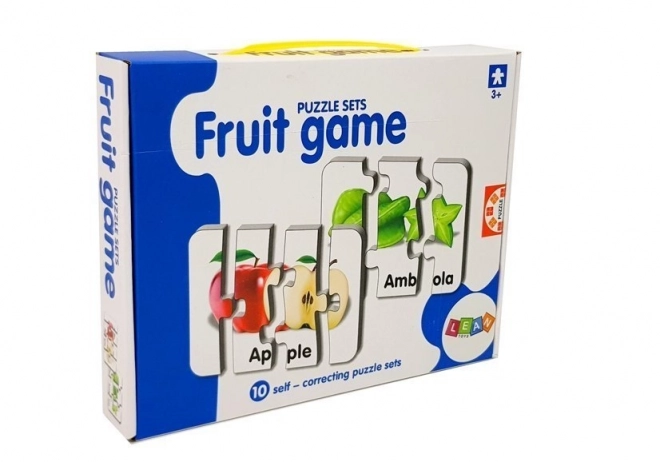 Puzzle educative cu fructe 10 conexiuni
