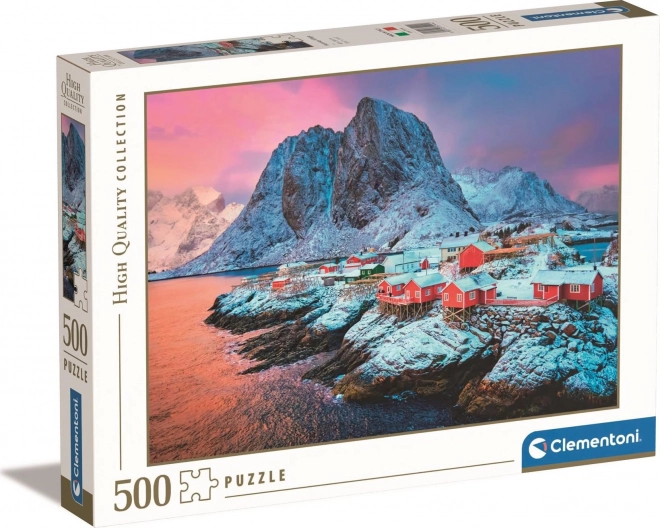 puzzle Satul Hamnoy 500 de piese