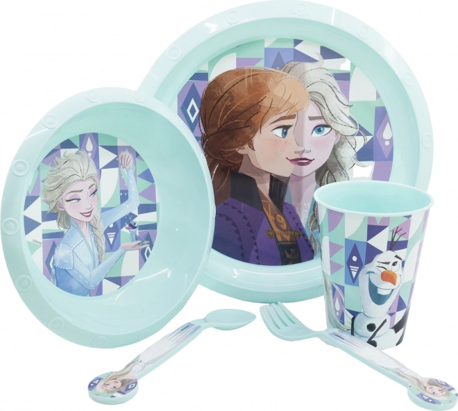 Set pentru masă copii 5 în 1 Frozen