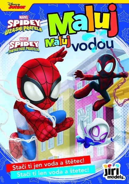 Carte de colorat magică cu Spidey