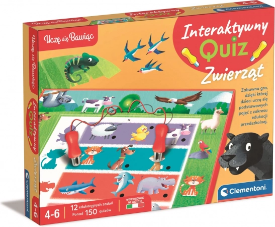 Chestionar interactiv Animale CLEMENTONI (4–6 ani)