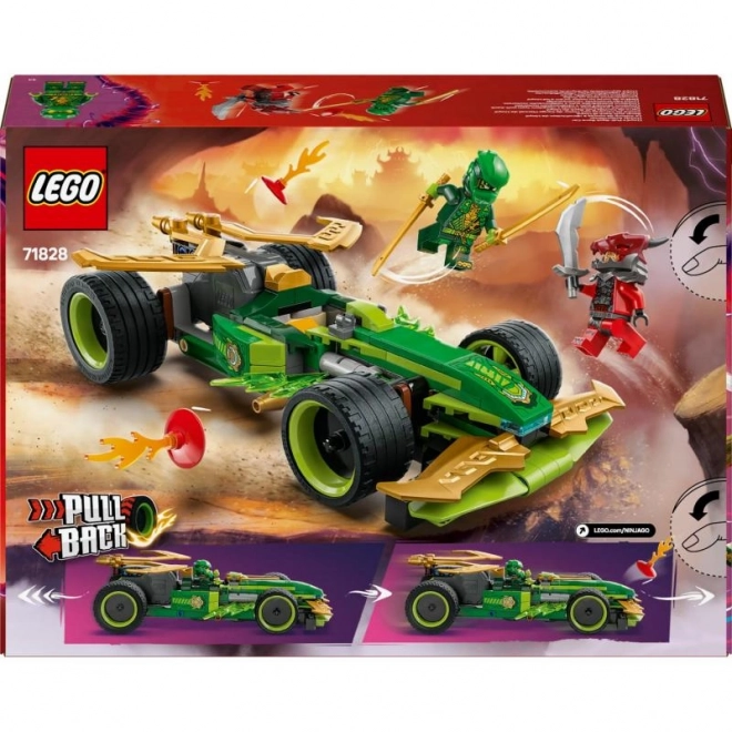 Lego Ninjago mașina de curse a lui Lloyd cu tracțiune pull-back