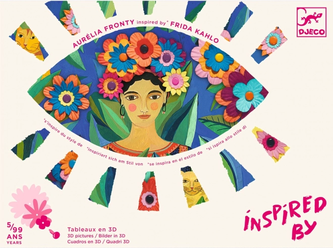Set artistic Inspirat de Frida Kahlo de la Djeco
