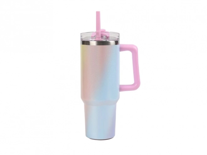 Cana termică mare cu pai - curcubeu