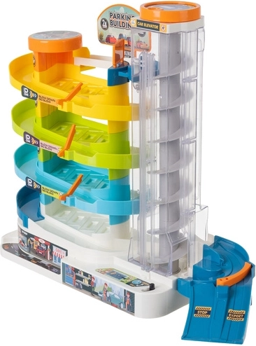 Cinci etaje de distracție cu pistă spiralată