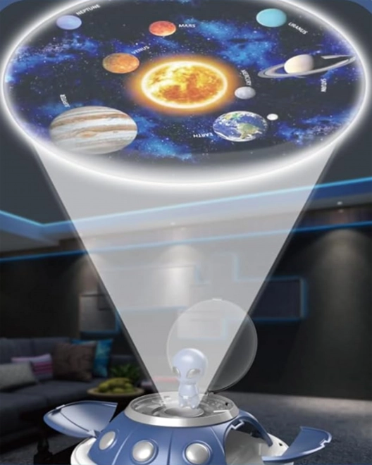 Set cosmic pentru copii: proiector, rucsac și atelier UFO