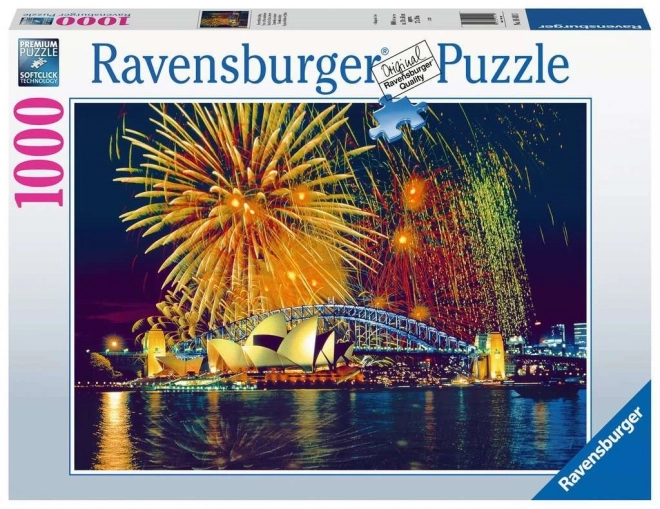 Puzzle RAVENSBURGER Focuri de artificii deasupra Sydney 1000 piese