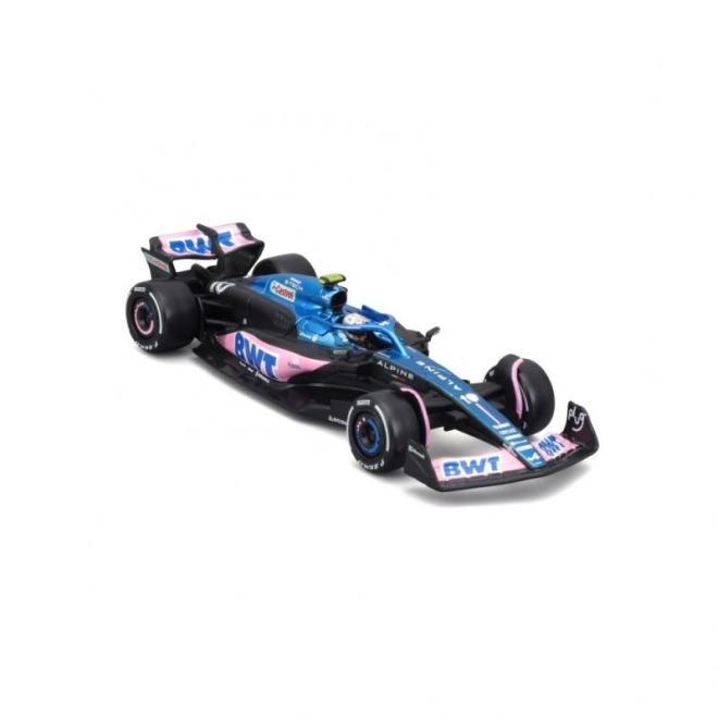 mașinuță Bburago Formula 1 BWT Alpine A523 Pierre Gasly