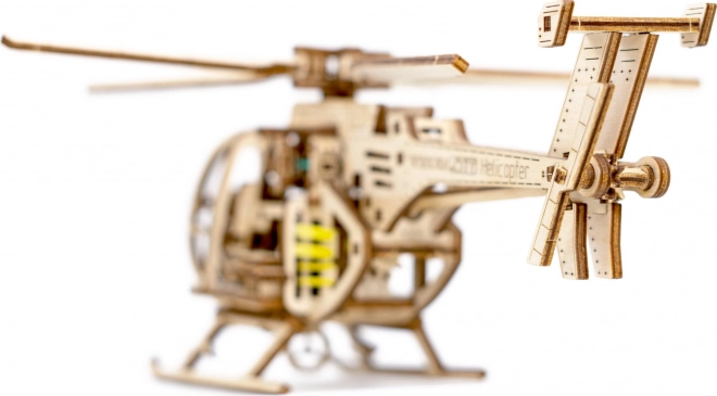 Puzzle 3D din lemn elicopter militar