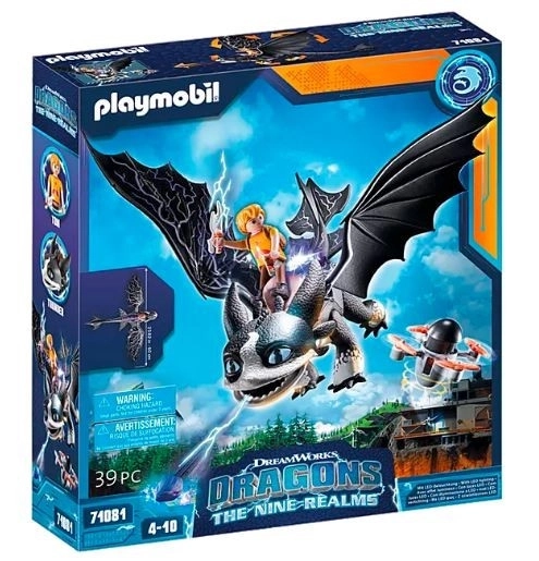 Set figurine Dragons Thunder și Tom