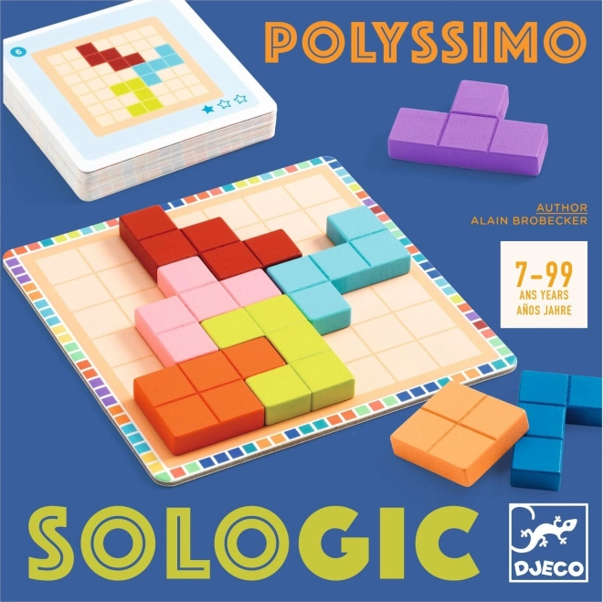 Puzzle de lemn Djeco Polyssimo