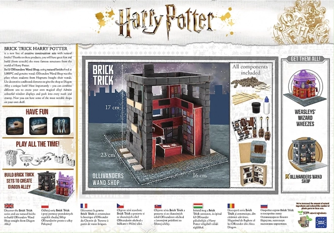 Magazinul de baghete Ollivander - TREFL Brick Trick Harry Potter