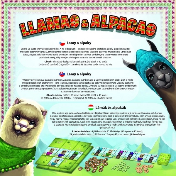 Lama și Alpaca joc de societate