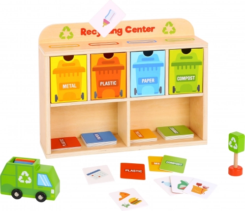 Tooky Toy Centrul Educațional de Reciclare din Lemn