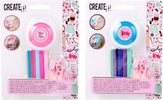 Set cretă pentru păr și accesorii de păr pentru copii