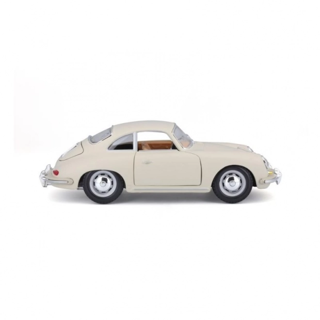 Mașină de colecție Porsche 356B Coupe 1961 Ivory la scară 1:24 de la Bburago