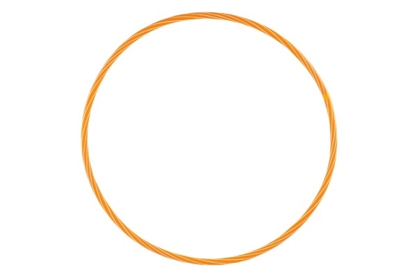 Cerc Hula Hoop din plastic cu diametru de 70 cm