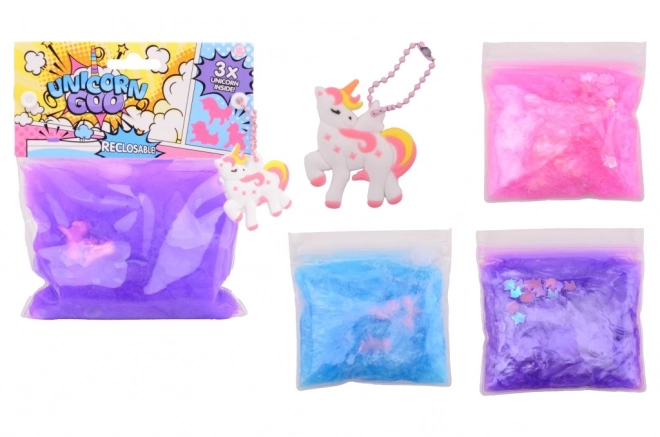 Slime cu 3 figurine Unicorn