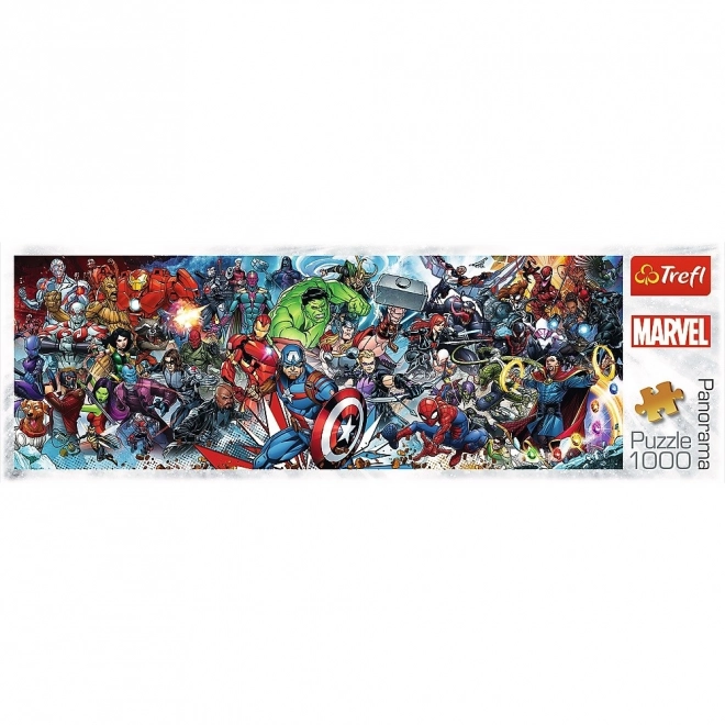 Puzzle panoramă 1000 piese Marvel The Avengers