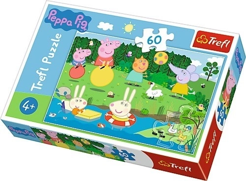 Puzzle Peppa Pig la iaz 60 piese