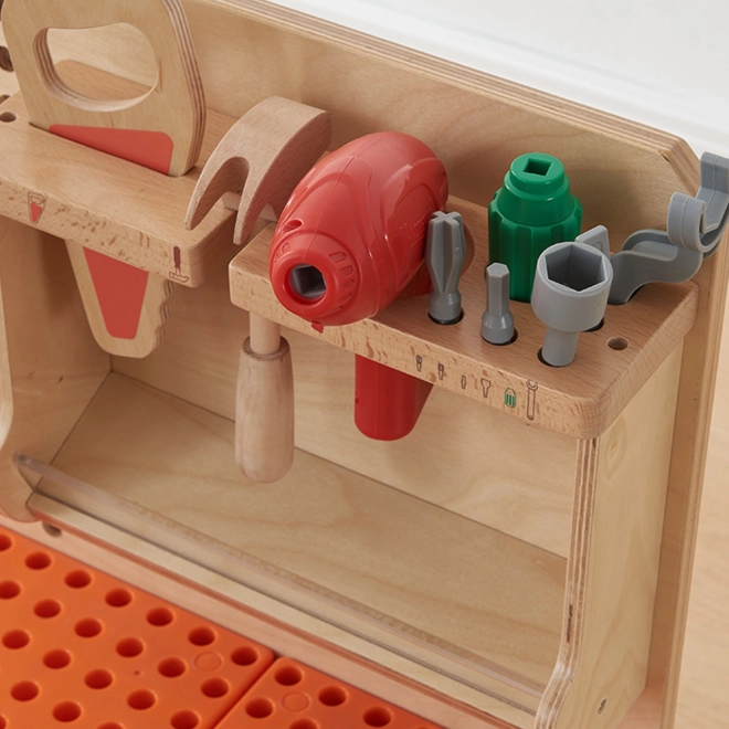 Atelier din lemn XXL Montessori STEM cu unelte MASTERKIDZ