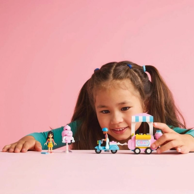 Lego Friends Stand cu vată de zahăr și scuter