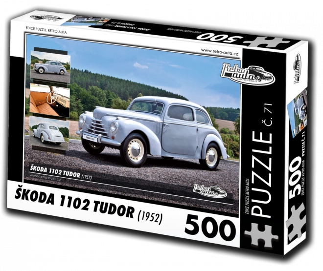 Puzzle Retro Mașini Škoda Tudor 1952