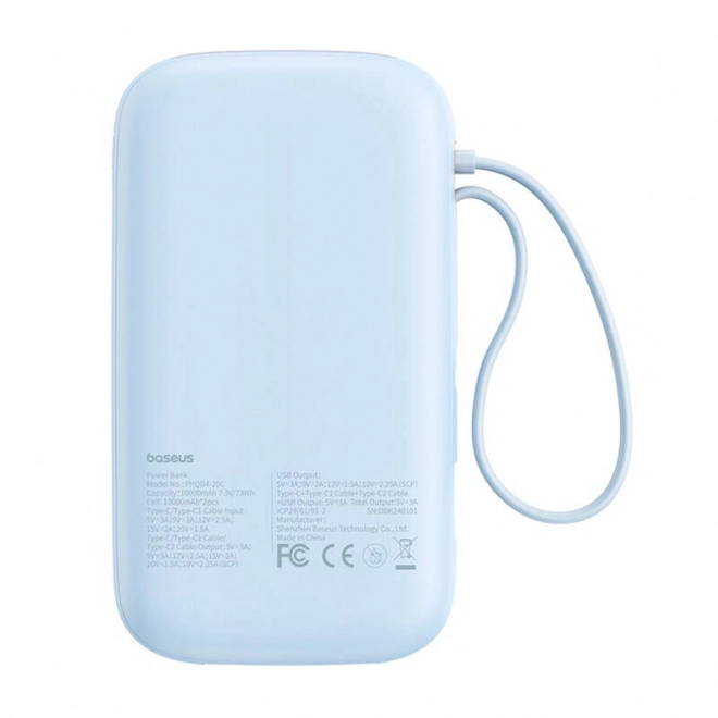 Powerbank Baseus QPow 20000mAh albastru