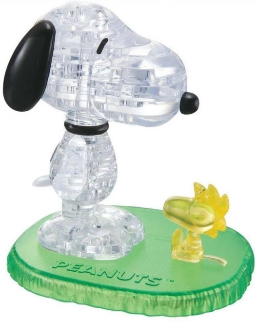 Puzzle 3D Cristal Snoopy și Woodstock