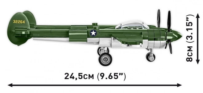 klocki avion Lockheed P-38 Lightning