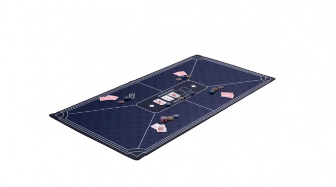 Suport poker albastru 118 x 59 cm