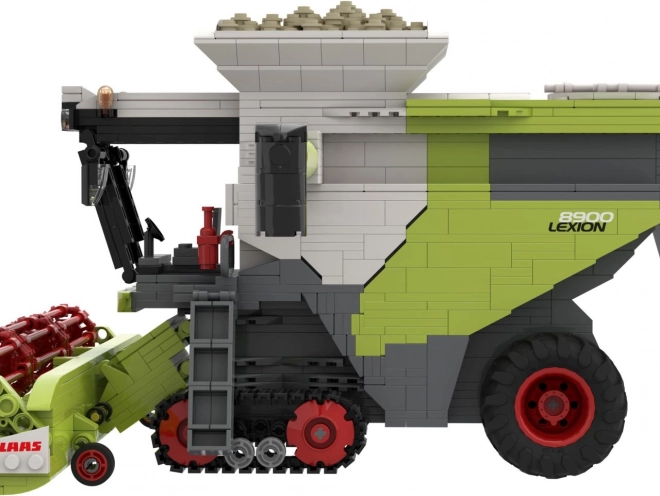Set de construcție Brixies Plus Claas Lexion 8900 Terra Trac cu remorcă