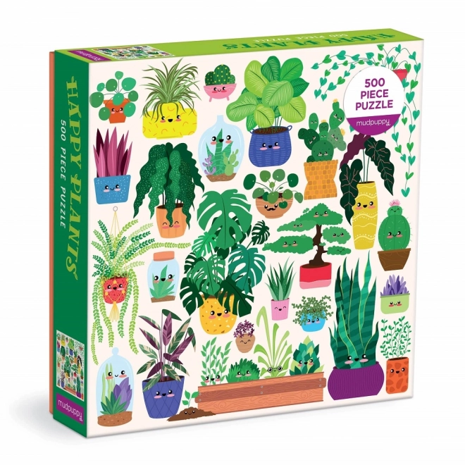 Puzzle plante fericite 500 piese