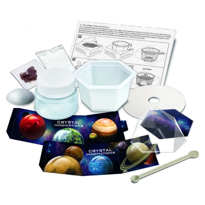 Set educativ pentru cultivarea cristalelor 4M - Cristale roșii